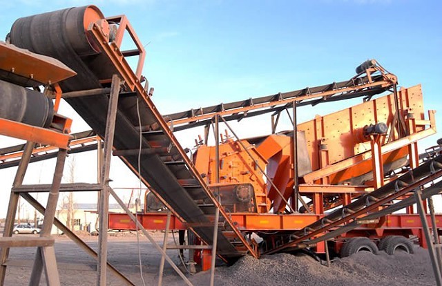 100-120T/H Gypsum Mobile Crushing Line in Nigeria