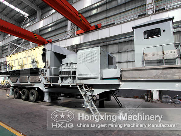 mobile crushing station