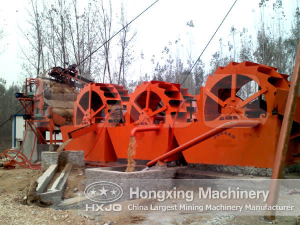 sand washing machine