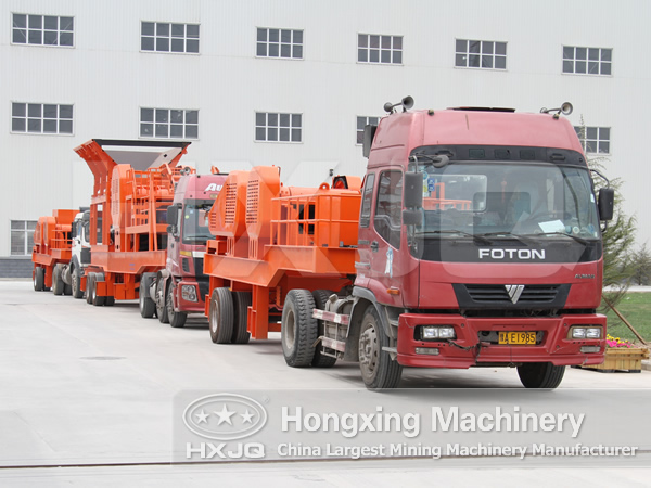 mobile crushing plant